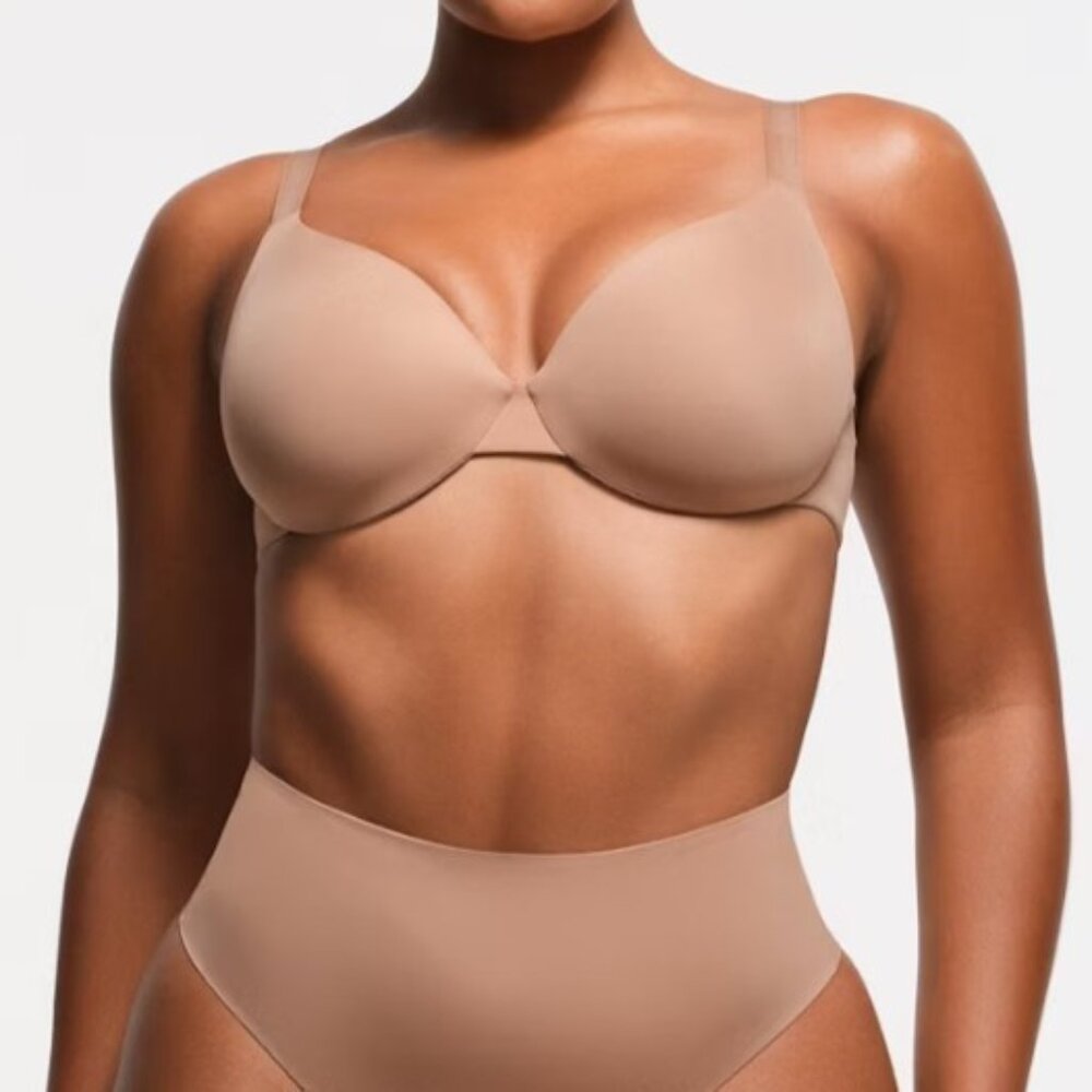 SKIMS Smoothing Intimates Full Coverage Lightly‎ Lined Bra Sienna 38H